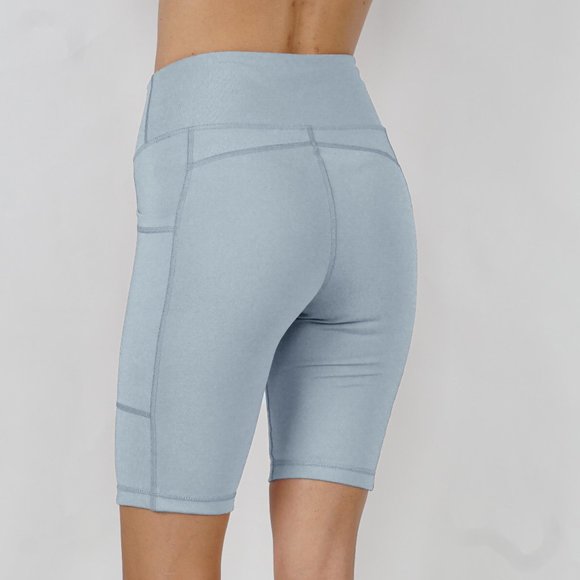 High Waist with Both Sides Pockets Workout Running - Picture 2 of 3